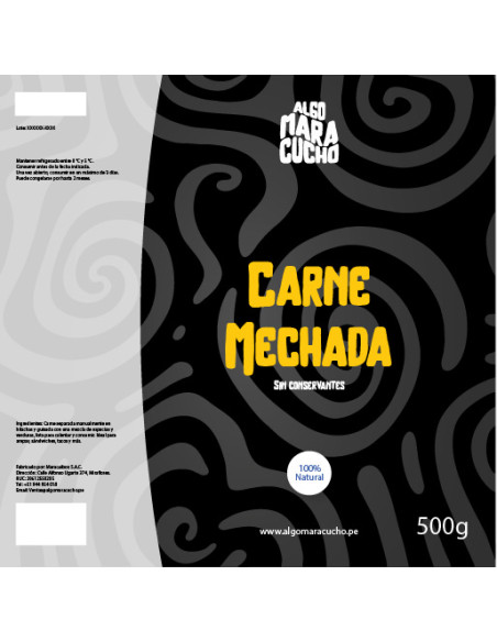 Carne mechada (500gr)