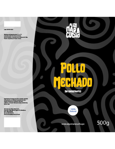 Pollo mechado (500gr)