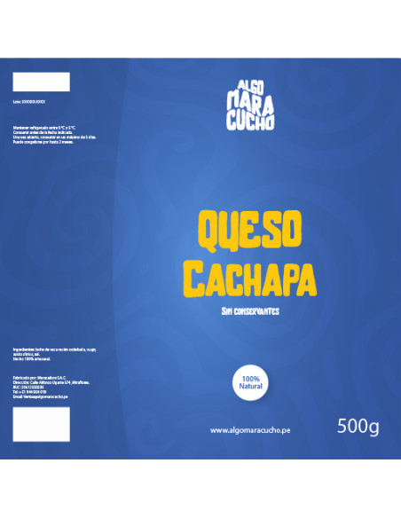 Queso de mano (Cachapa 500gr)